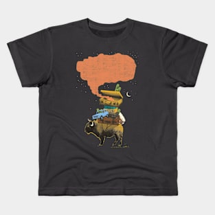 BUFFALO TRAVELS Kids T-Shirt